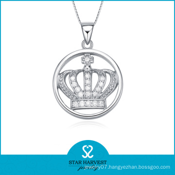 Wholesale Crown Silver Shped Pendant Made in China (SH-N0103)